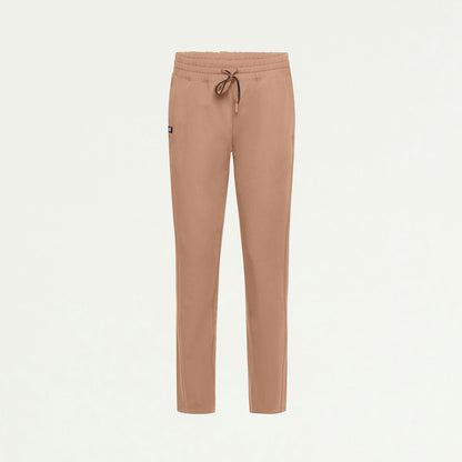 Effie Slim 6-Pocket Scrub Pant - Clay - WOMEN'S PANTS - Jaanuu