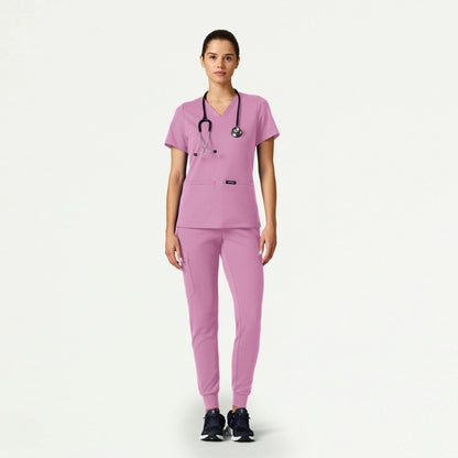 Rubi Slim ULTRAsoft Scrub Jogger - Light Magenta - WOMEN'S PANTS - Jaanuu