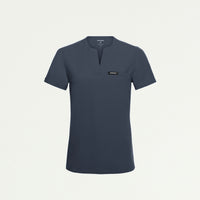 Andra Slim 1-Pocket Scrub Top - Carbon Gray