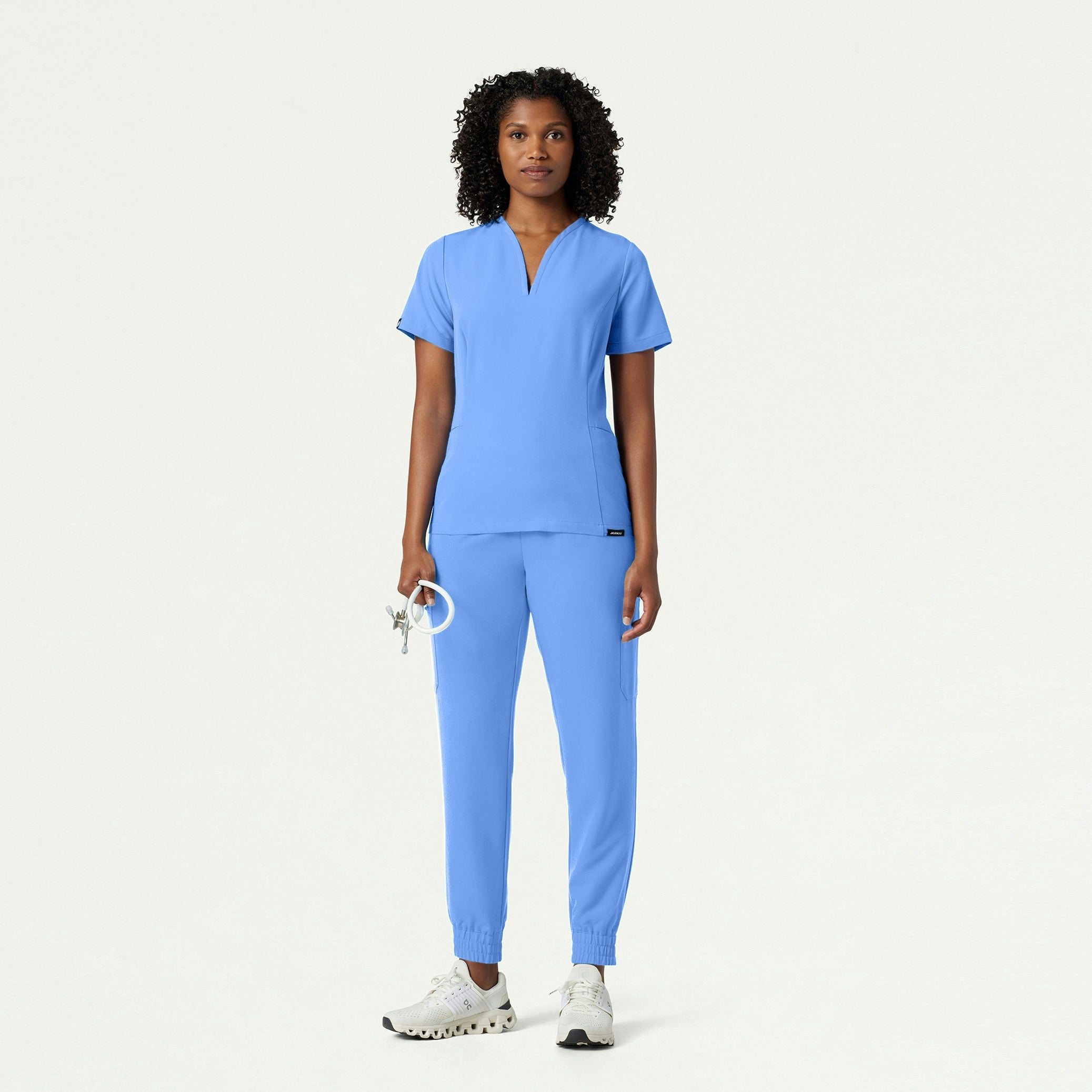 The Samari Essential Scrub Set - Ceil Blue