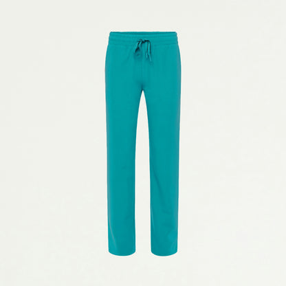 Kerr 365 High Waisted Scrub Pant - Aqua - WOMEN'S PANTS - Jaanuu