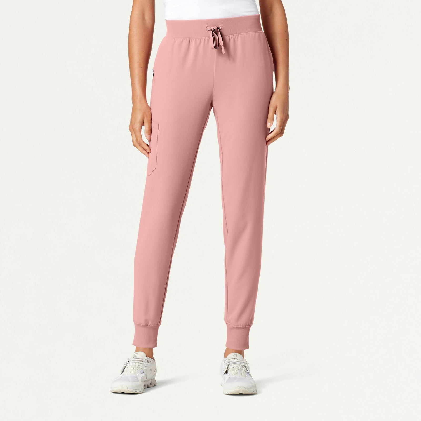 Silex Slim Knit-Waist Scrub Jogger Mauve – Jaanuu