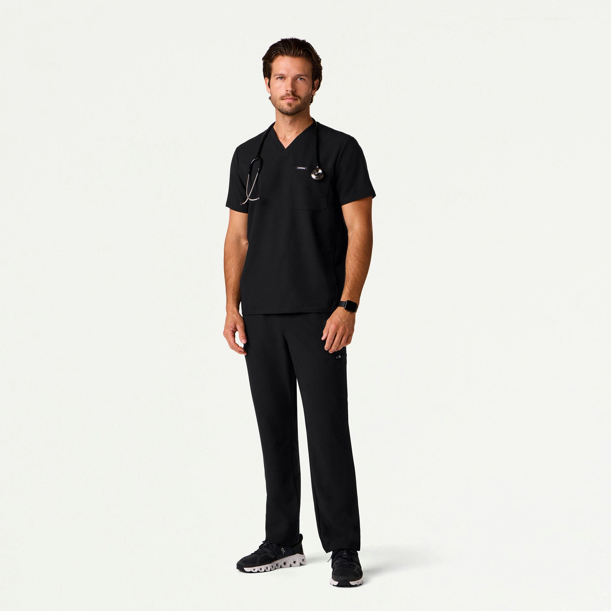 The Henri Essential Scrub Set - Black