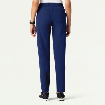 Effie Slim 6-Pocket Scrub Pant - Navy Blue - WOMEN'S PANTS - Jaanuu