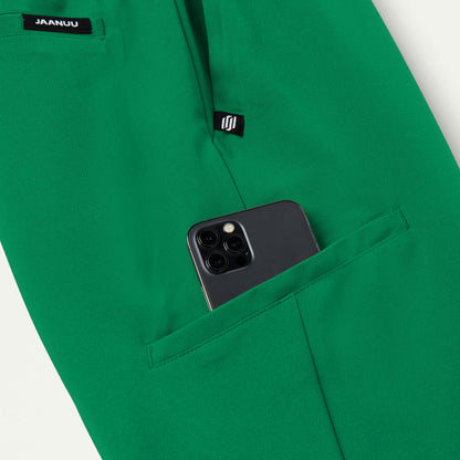 Jace Skinny On-the-Go Scrub Jogger - Emerald Green - WOMEN'S PANTS - Jaanuu
