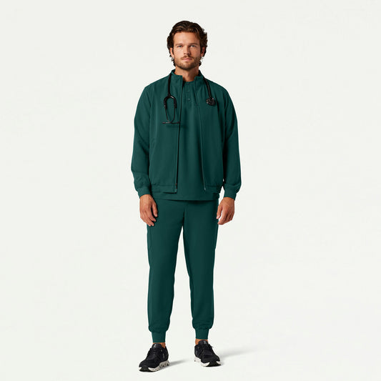 The Wilhelm Jacket Scrub Set - Midnight Green