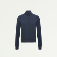 Cloud Hybrid Fleece Bomber Jacket - Black