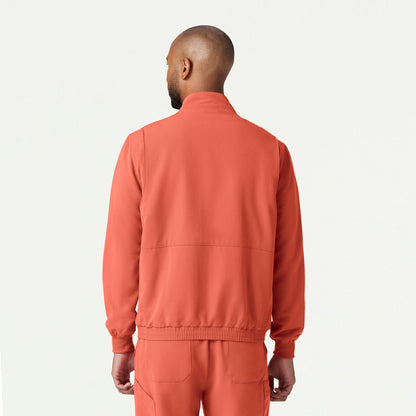 Wolfe Everyday 6-Pocket Scrub Jacket - Terra - MEN'S JACKETS - Jaanuu