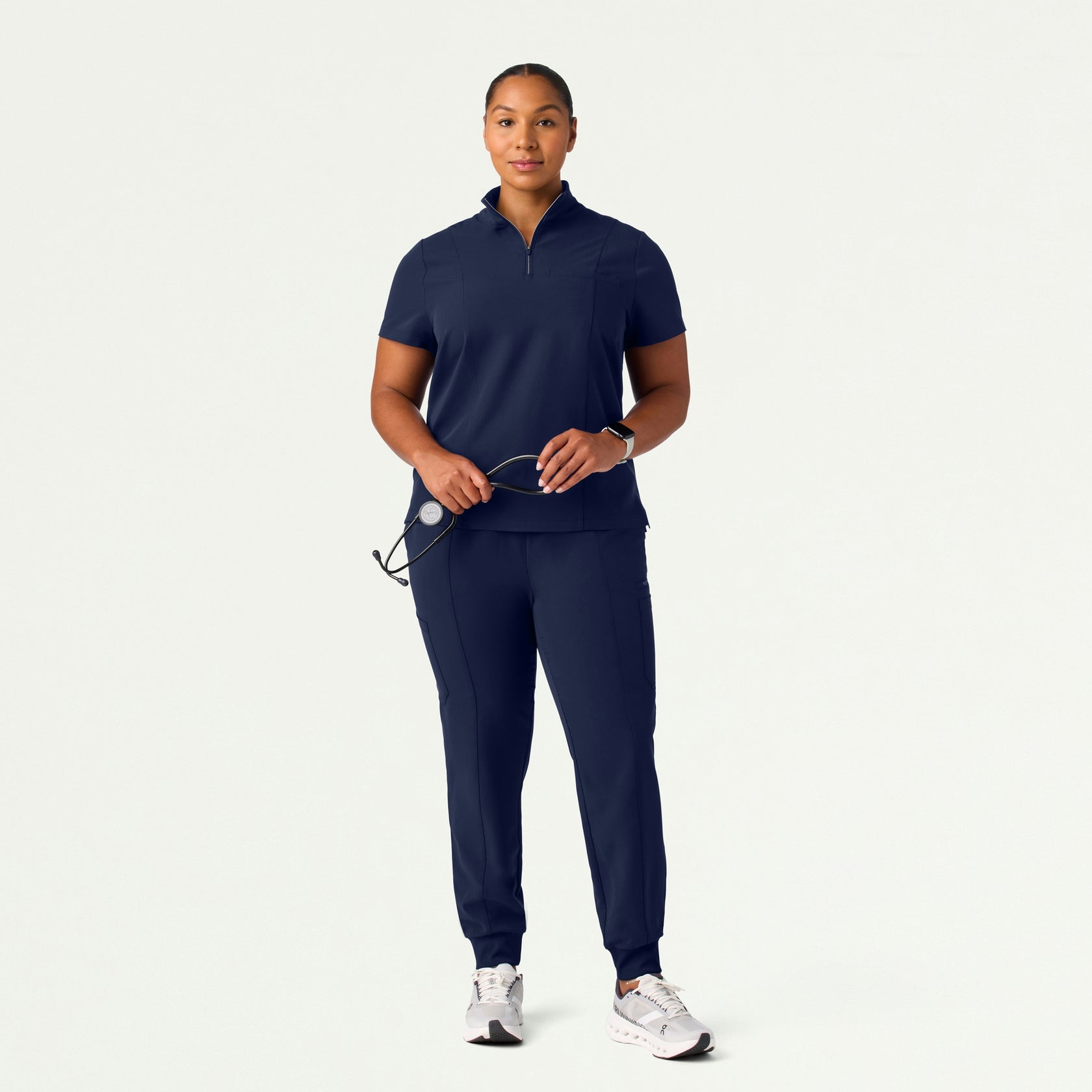 Liv Skinny 8-Pocket Scrub Jogger - Midnight Navy - WOMEN'S PANTS - Jaanuu