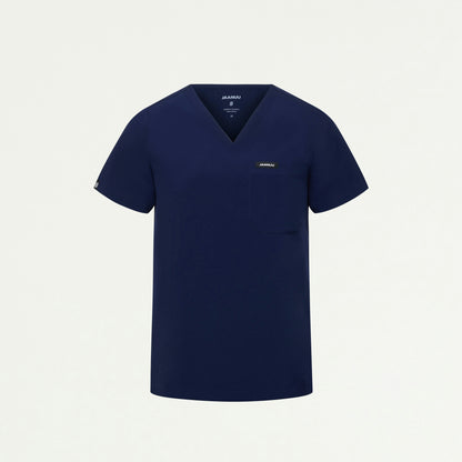 Pret 1-Pocket Classic Scrub Top - Midnight Navy - WOMEN'S TOPS - Jaanuu