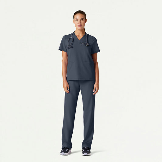 The Shea Essential Scrub Set - Carbon Gray