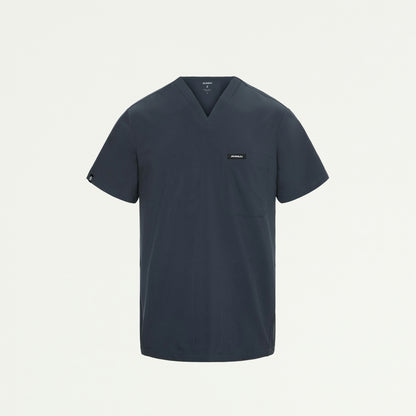 Bron ULTRAlite™ 3-Pocket Scrub Top - Carbon Gray - MEN'S TOPS - Jaanuu