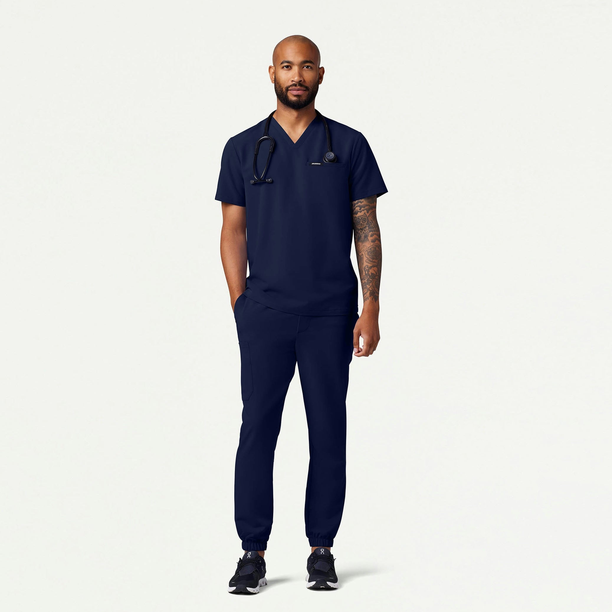 The Ballard Essential Scrub Set - Midnight Navy