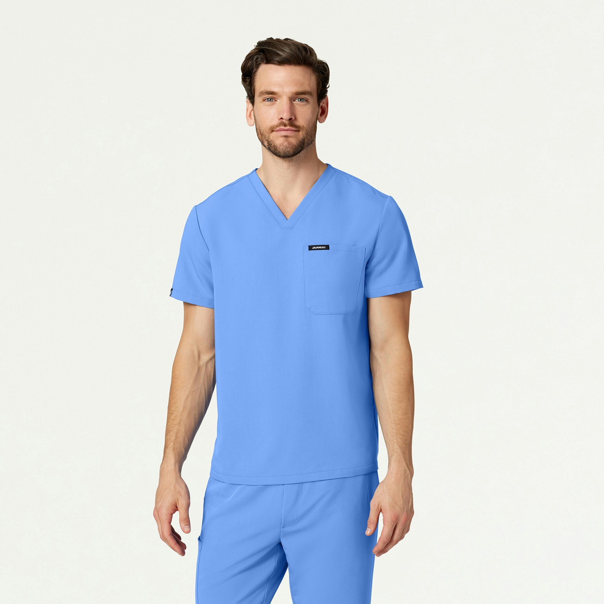 Holmes Everyday 1-Pocket Scrub Top - Ceil Blue