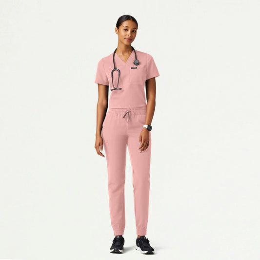 The Verda Essential Scrub Set - Mauve