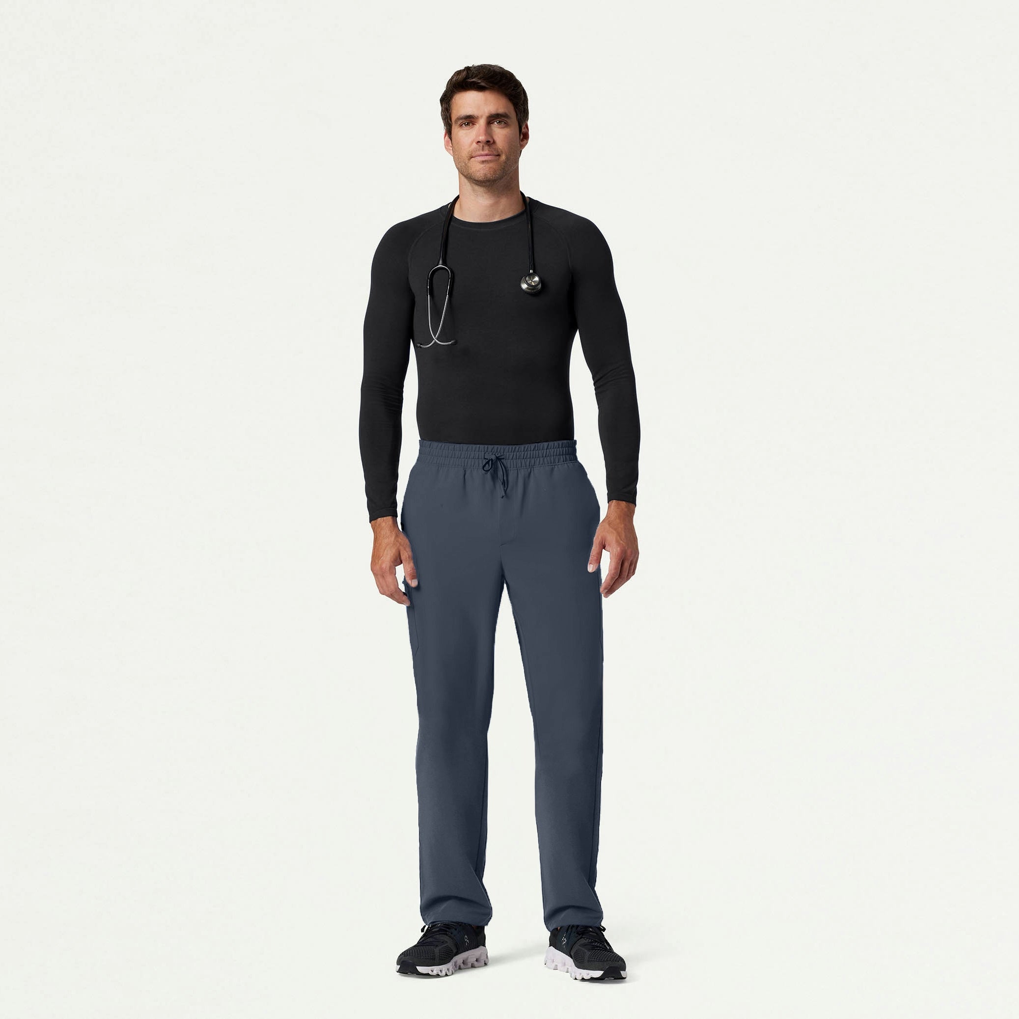 The Raphe Outlast® Base Scrub Set - Carbon Gray