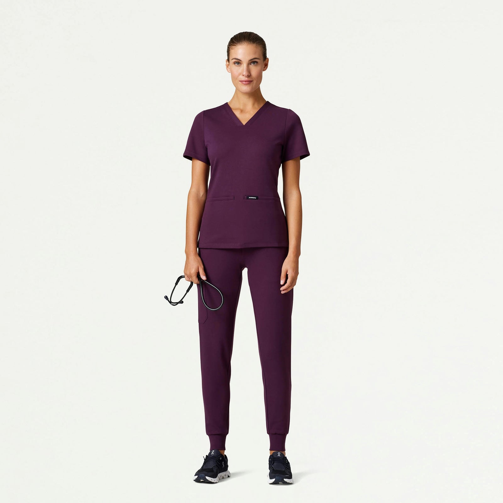 Rubi Slim ULTRAsoft Scrub Jogger - Dark Amethyst - WOMEN'S PANTS - Jaanuu
