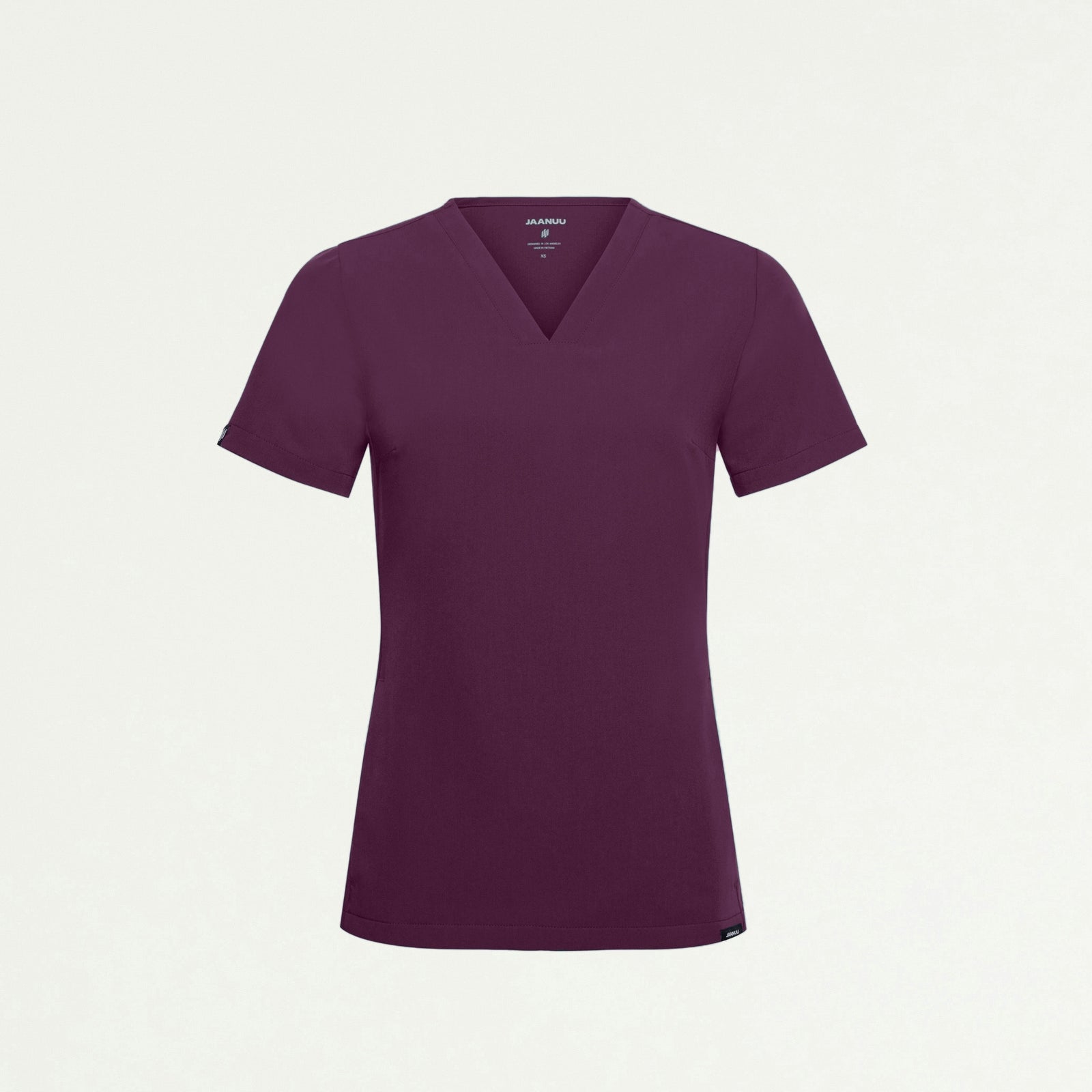 Carte Slim 2-Pocket Scrub Top - Dark Amethyst - WOMEN'S TOPS - Jaanuu