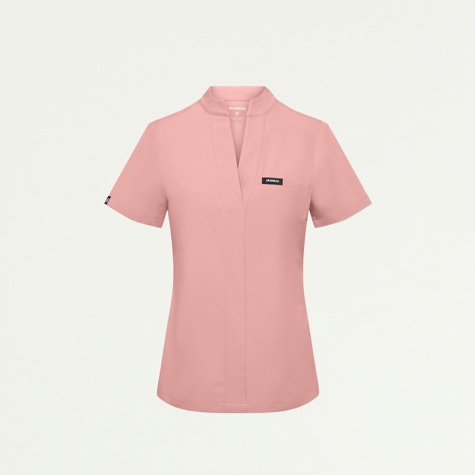 Serin Slim 1-Pocket Scrub Top - Mauve - WOMEN'S TOPS - Jaanuu