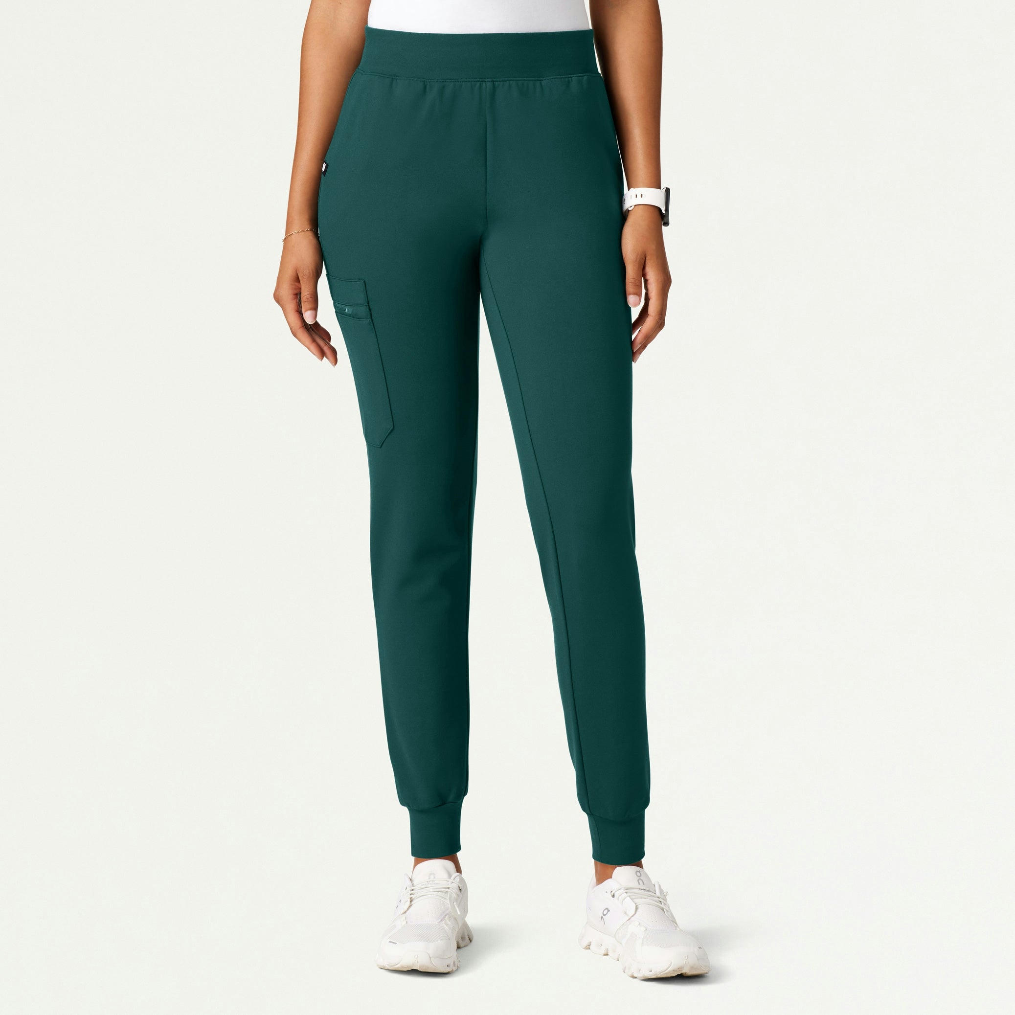 Rubi Slim ULTRAsoft Scrub Jogger - Midnight Green - WOMEN'S PANTS - Jaanuu