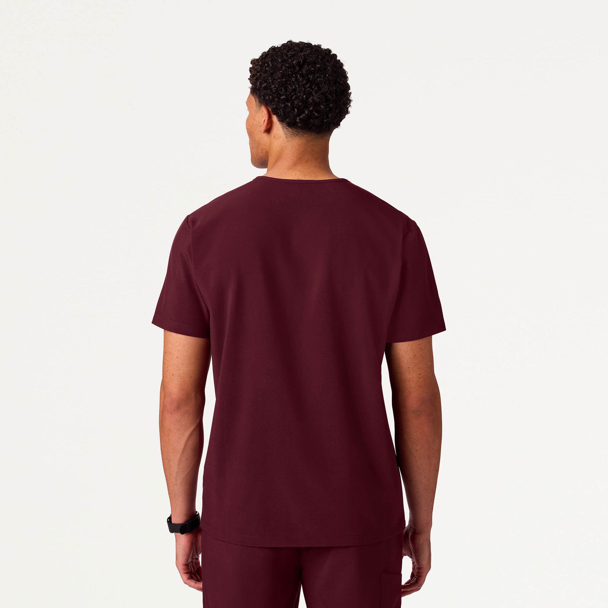 Men's ULTRAlite™ Essential Scrub Set - Burgundy - 4