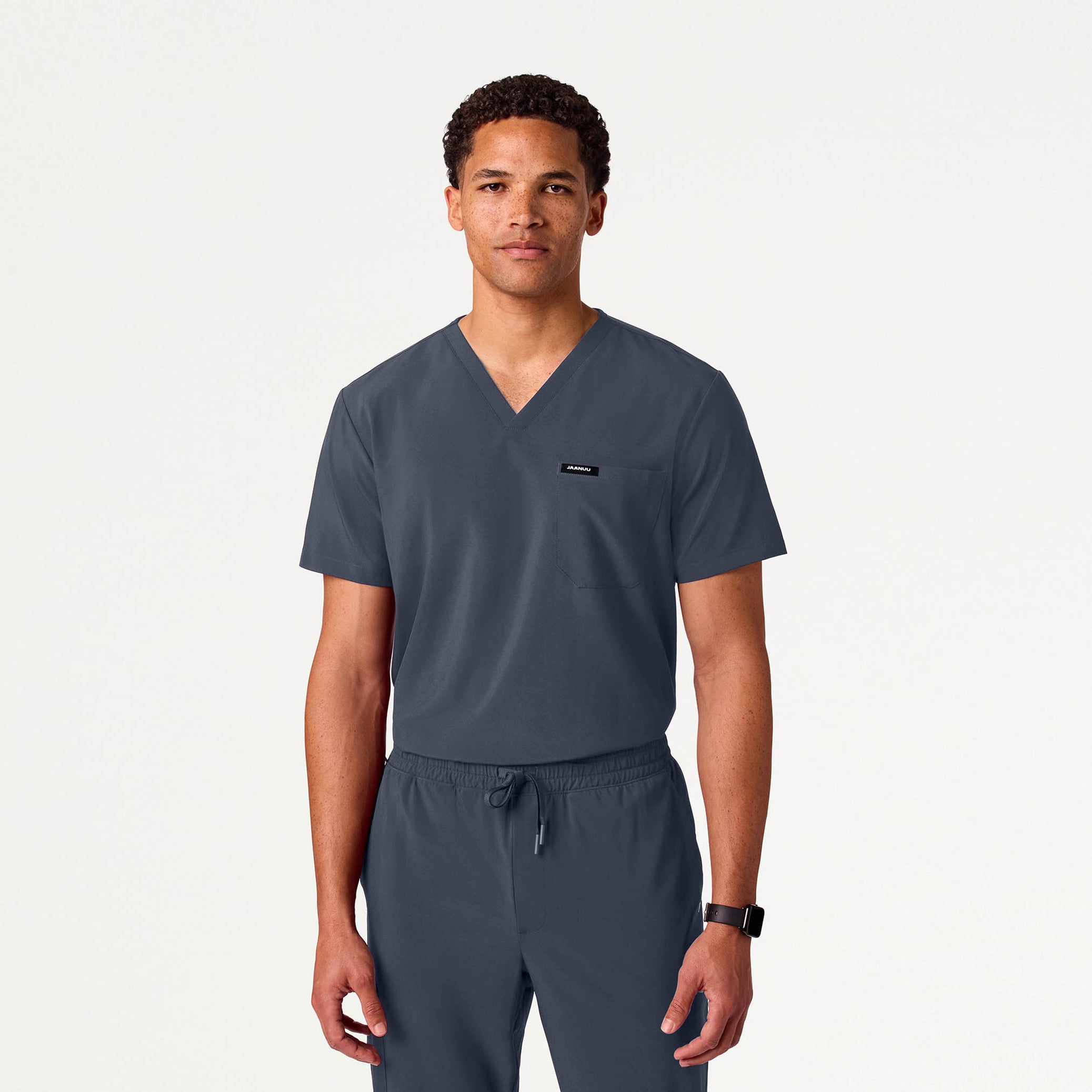 Men's ULTRAlite™ Essential Scrub Set - Carbon Gray - 3