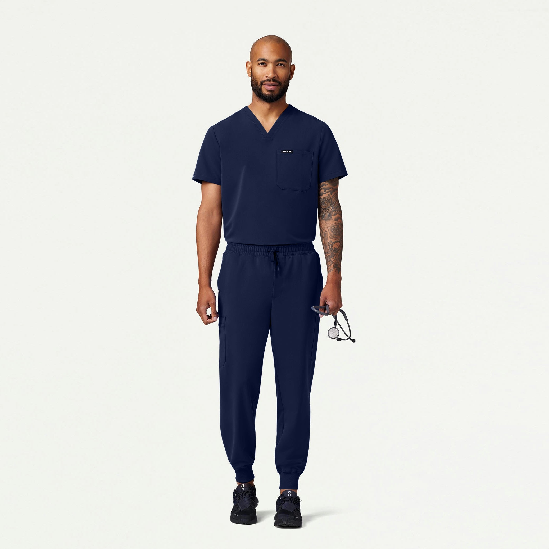 The Auggie Essential Scrub Set - Midnight Navy - 1