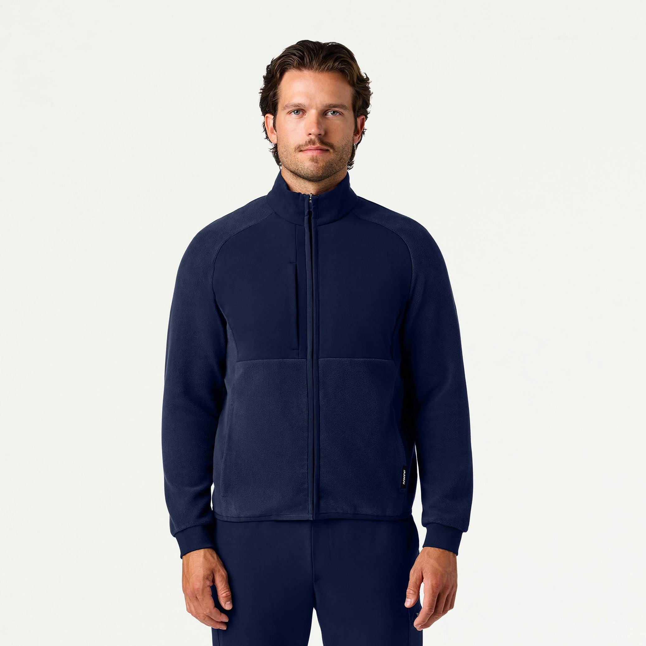 The Auggie Fleece Scrub Set - Midnight Navy - 2