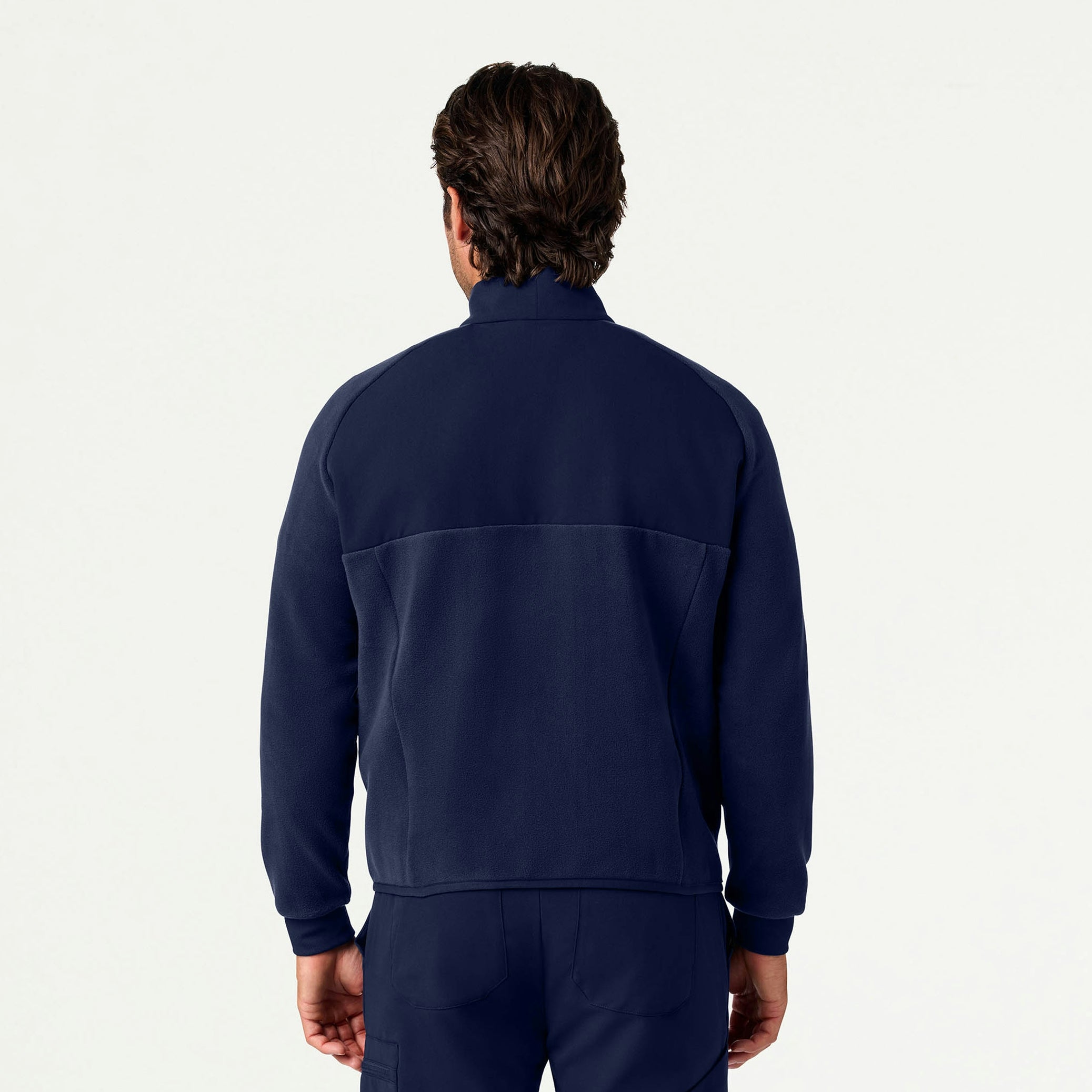 The Auggie Fleece Scrub Set - Midnight Navy - 3