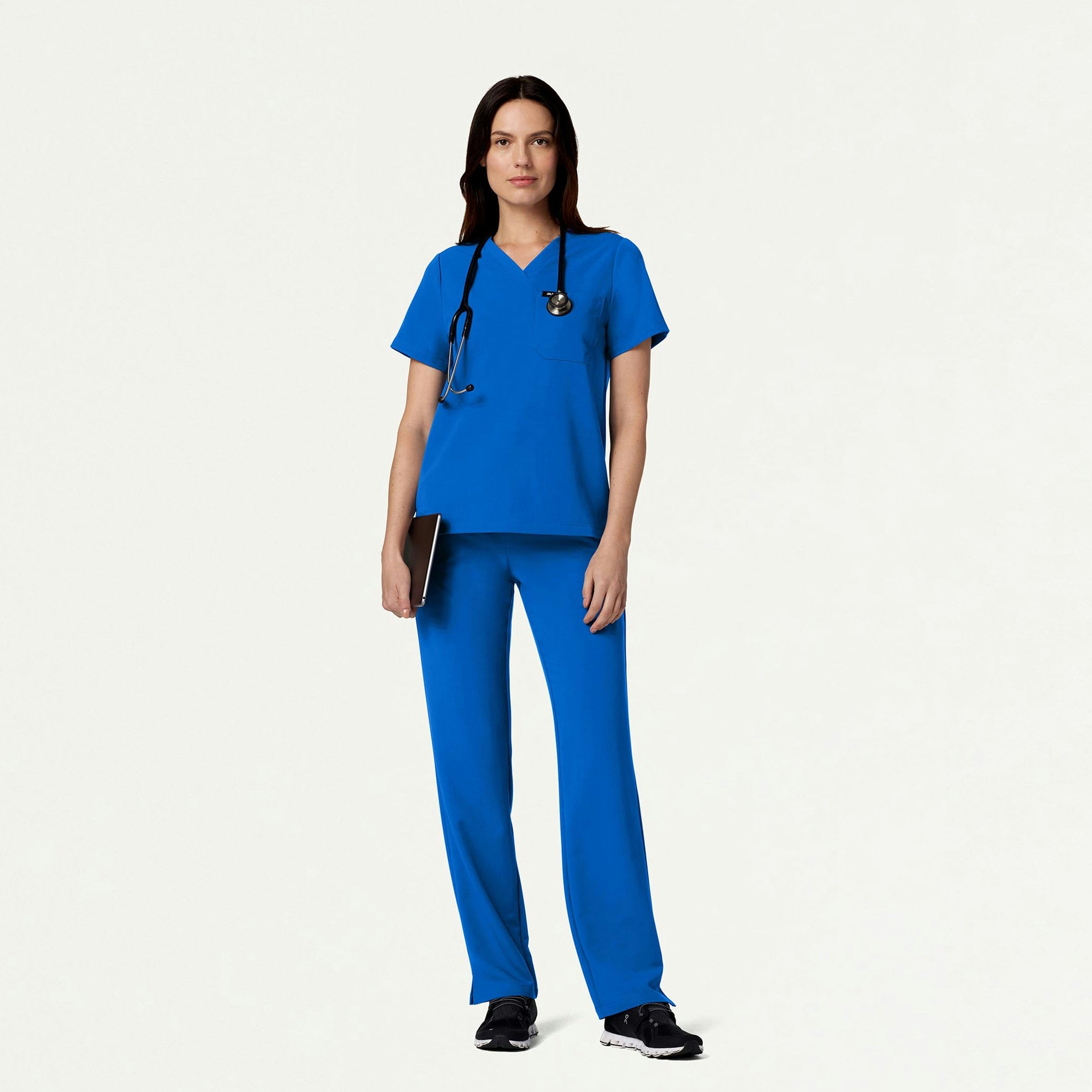 The Ava Essential Scrub Set - Royal Blue - 1