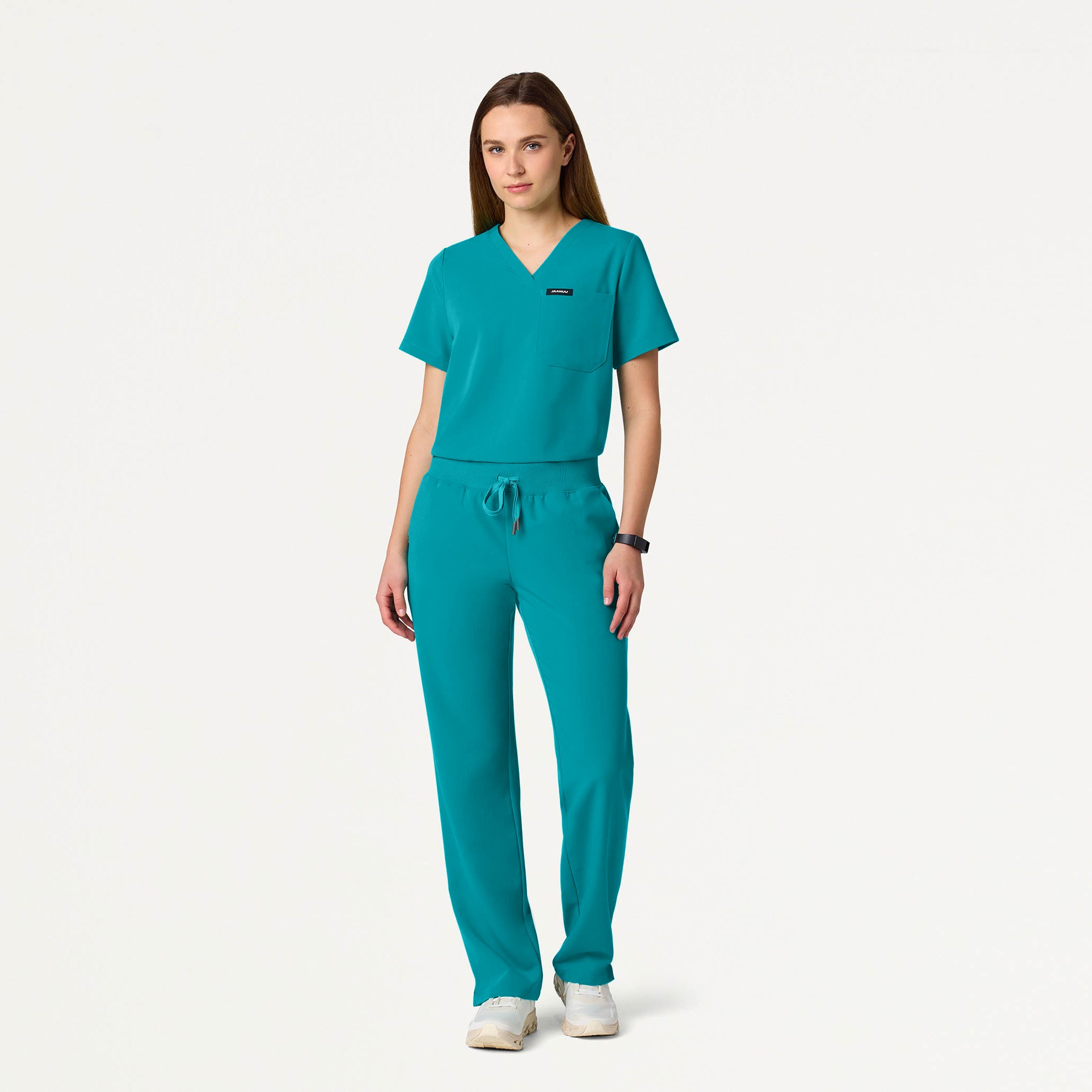 The Ava Essential Scrub Set - Teal - 1