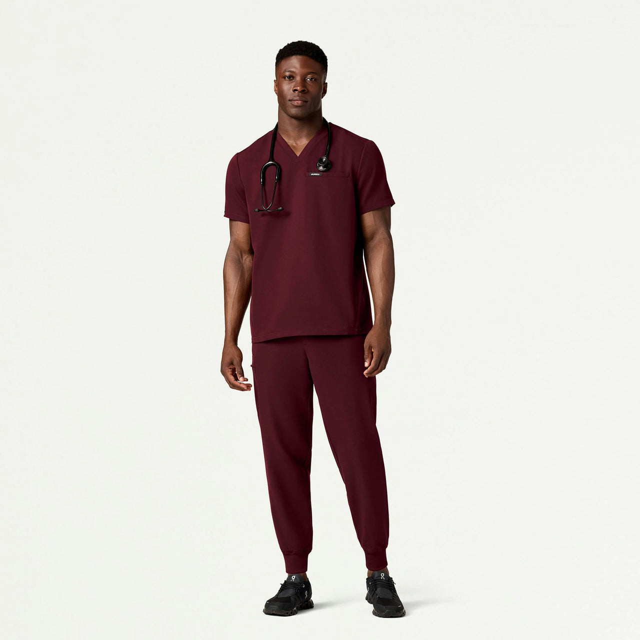 The Geiger Essential Scrub Set - Burgundy - 1