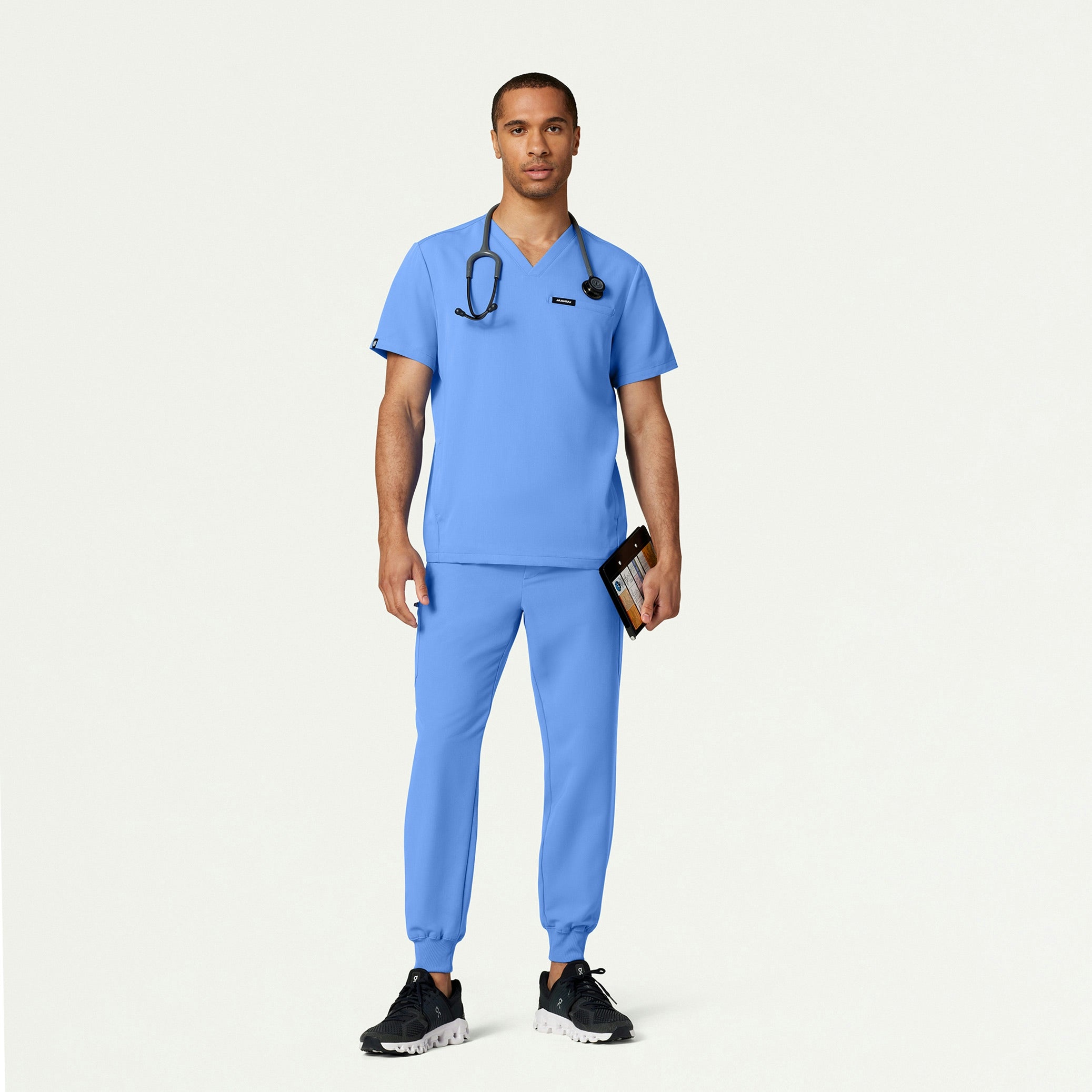The Geiger Essential Scrub Set - Ceil Blue - 0