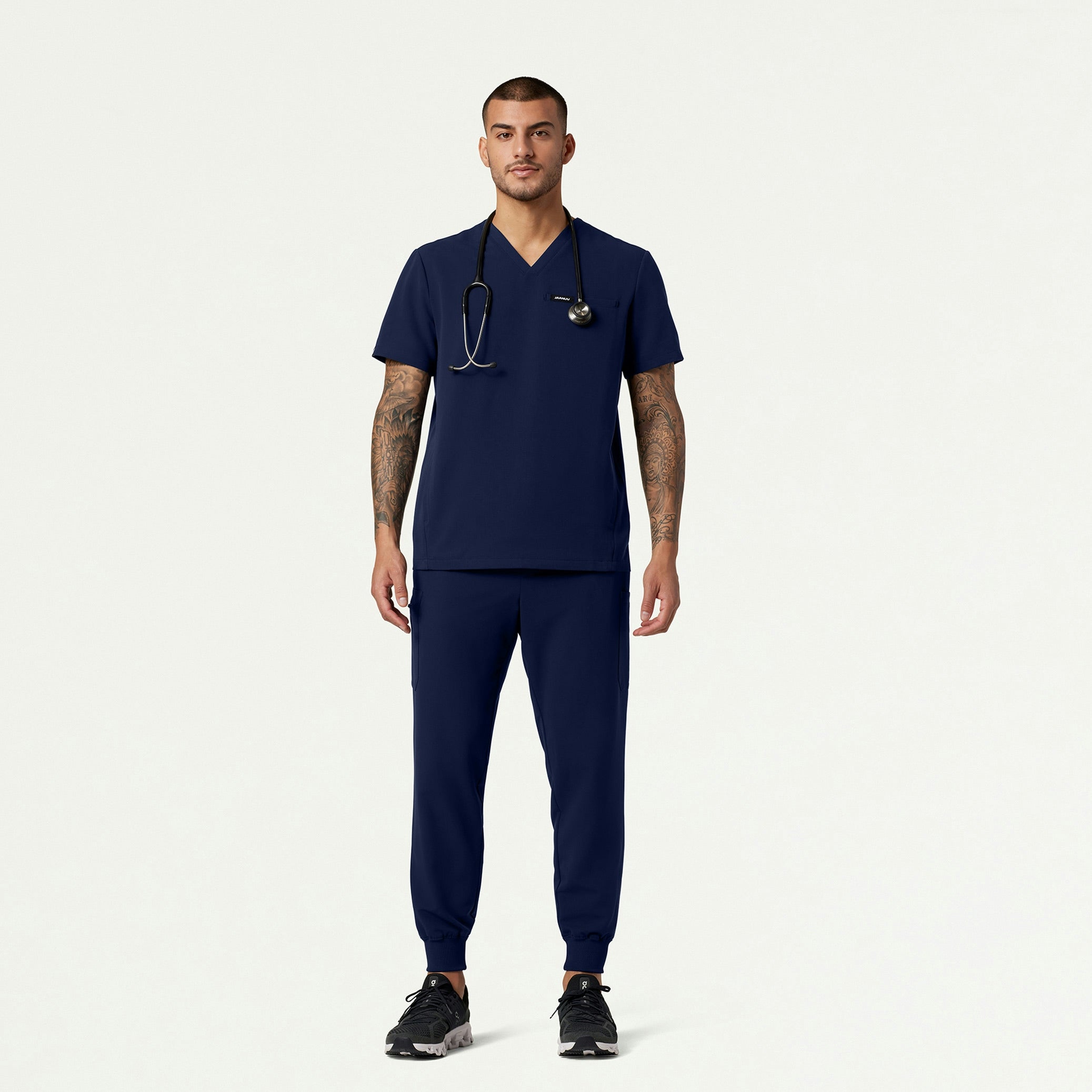 The Geiger Essential Scrub Set - Midnight Navy - 0