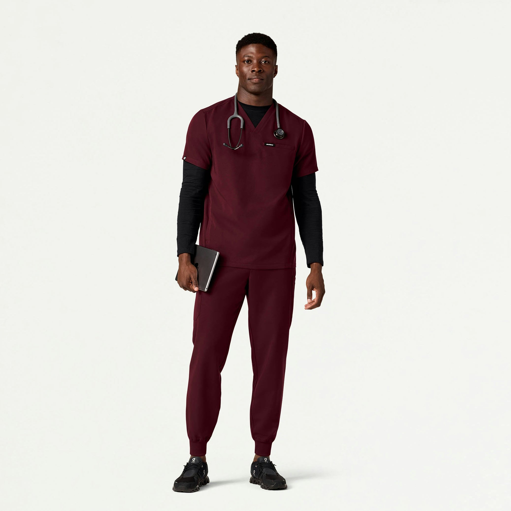 The Geiger Underscrub Set - Burgundy - 1