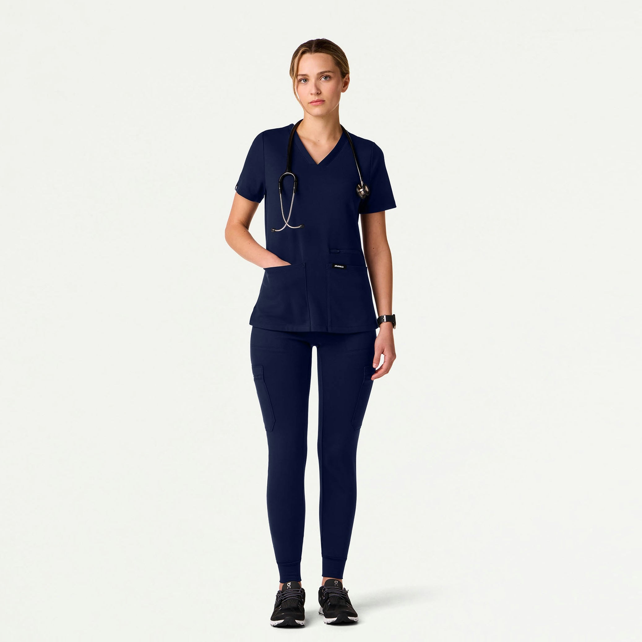 The Nesta Essential Scrub Set - Midnight Navy - 1