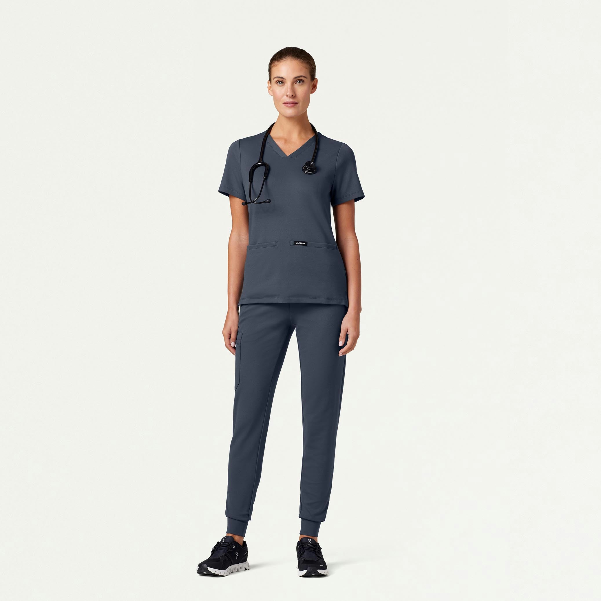 The Newland Essential Scrub Set - Carbon Gray - 0