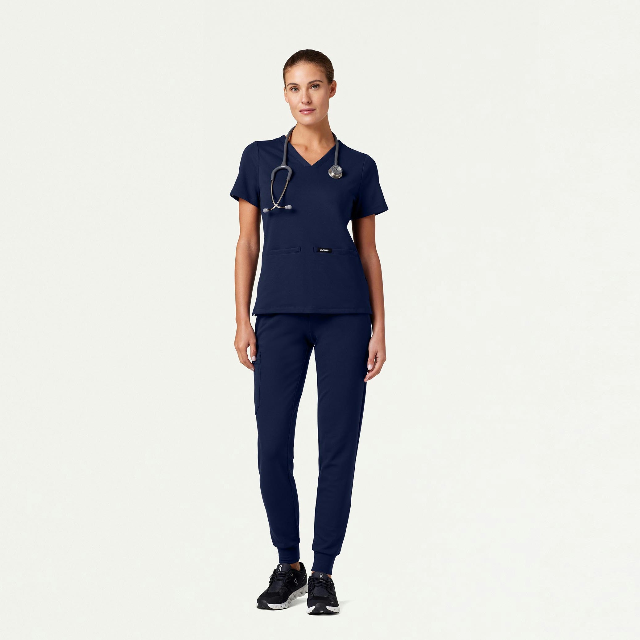 The Newland Essential Scrub Set - Midnight Navy - 1