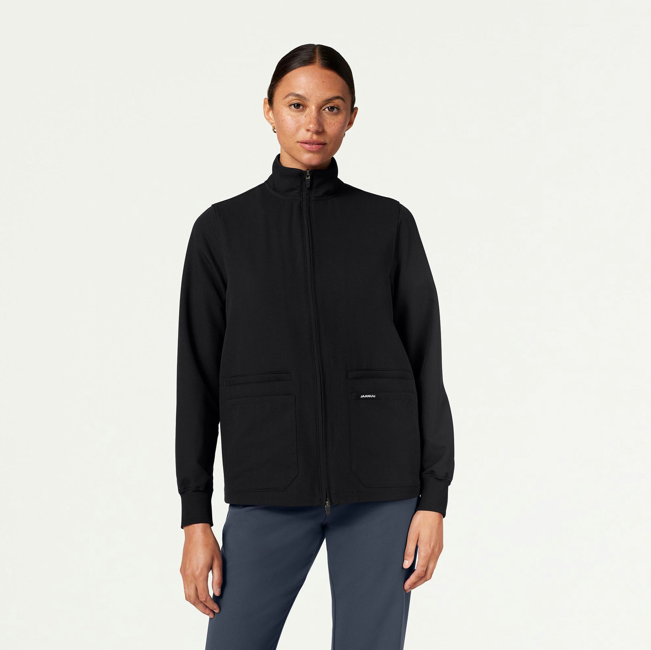 The Newland Jacket Scrub Set - Black - 1