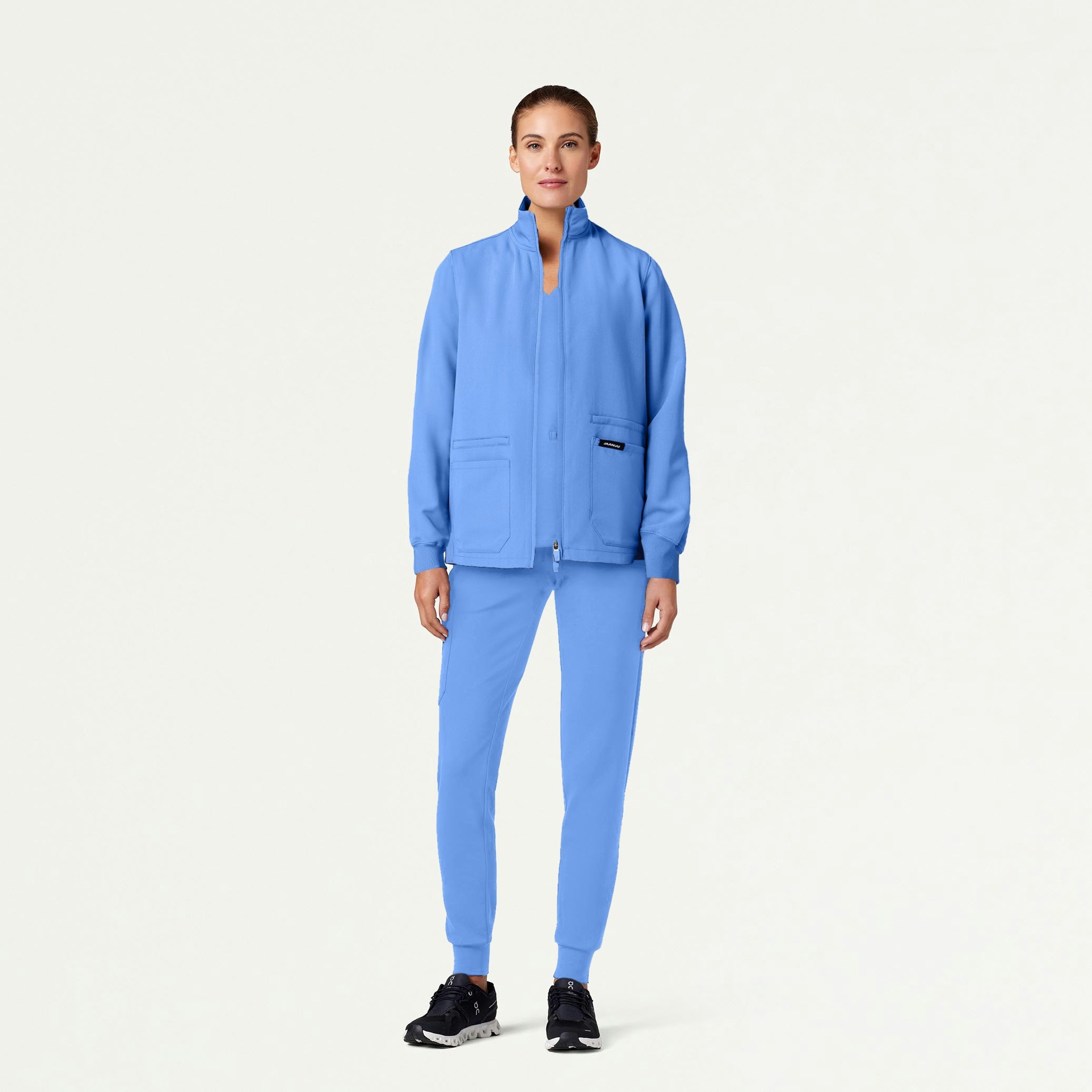 The Newland Jacket Scrub Set - Ceil Blue - 0