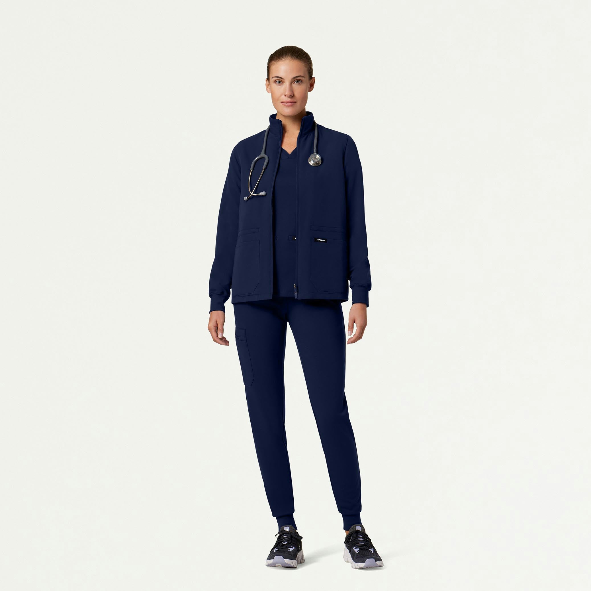 The Newland Jacket Scrub Set - Midnight Navy - 0