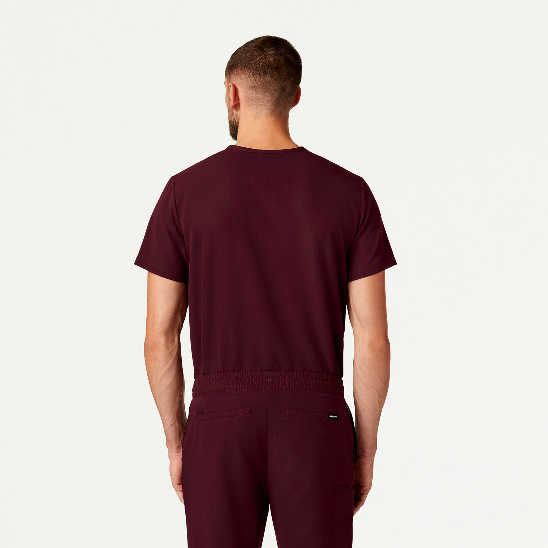 The Niels Essential Scrub Set - Burgundy - 3