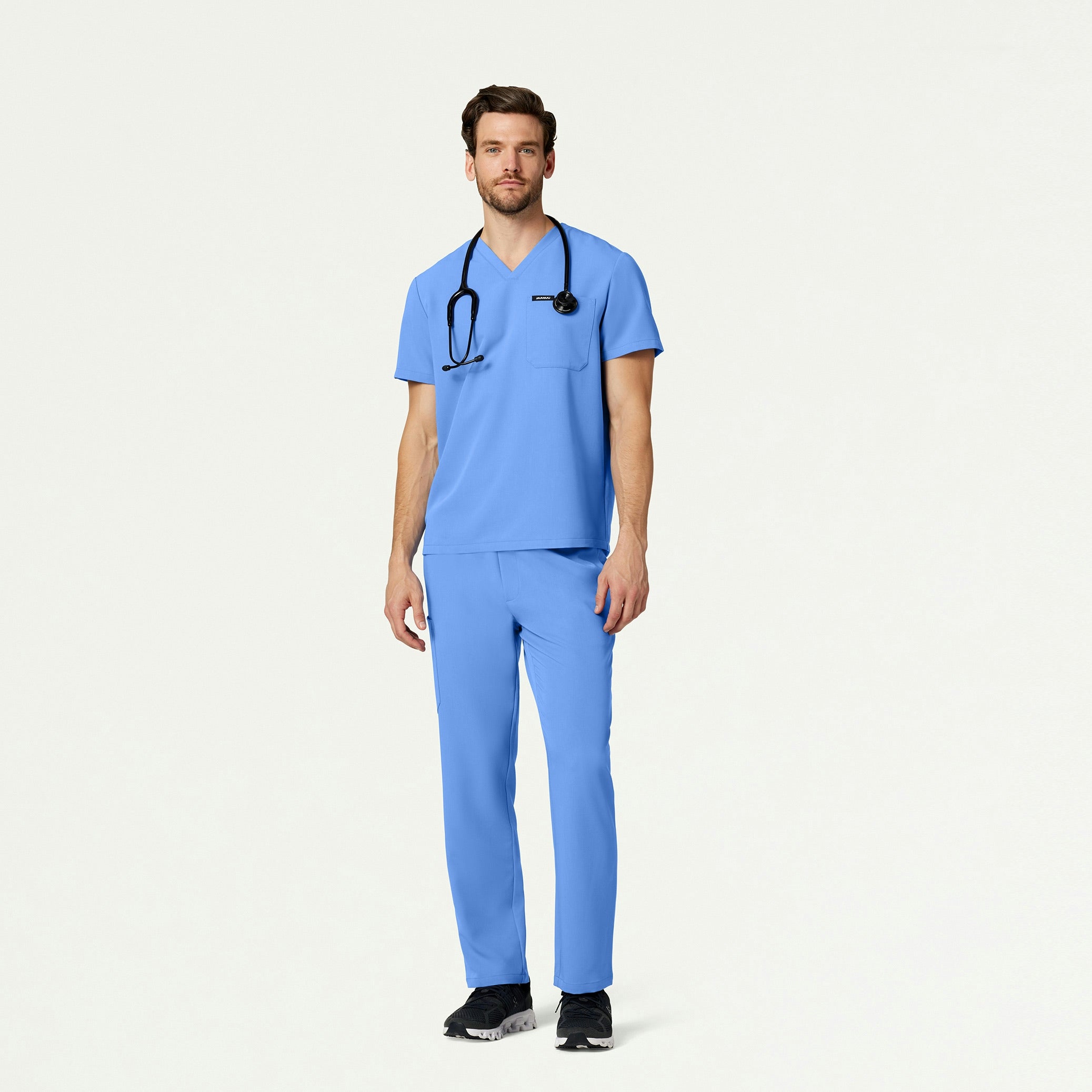 The Niels Essential Scrub Set - Ceil Blue - 0