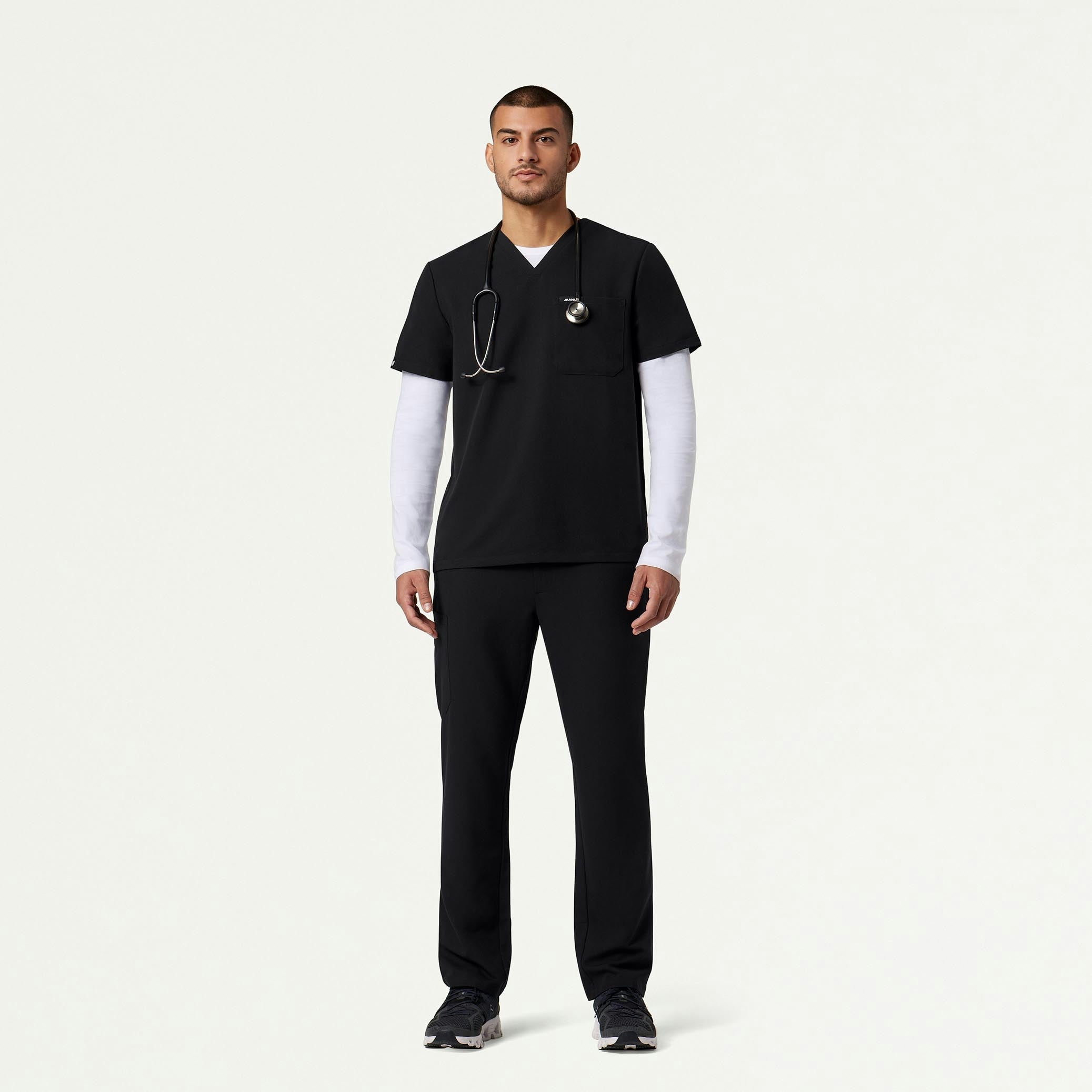 The Niels Underscrub Set - Black - 0