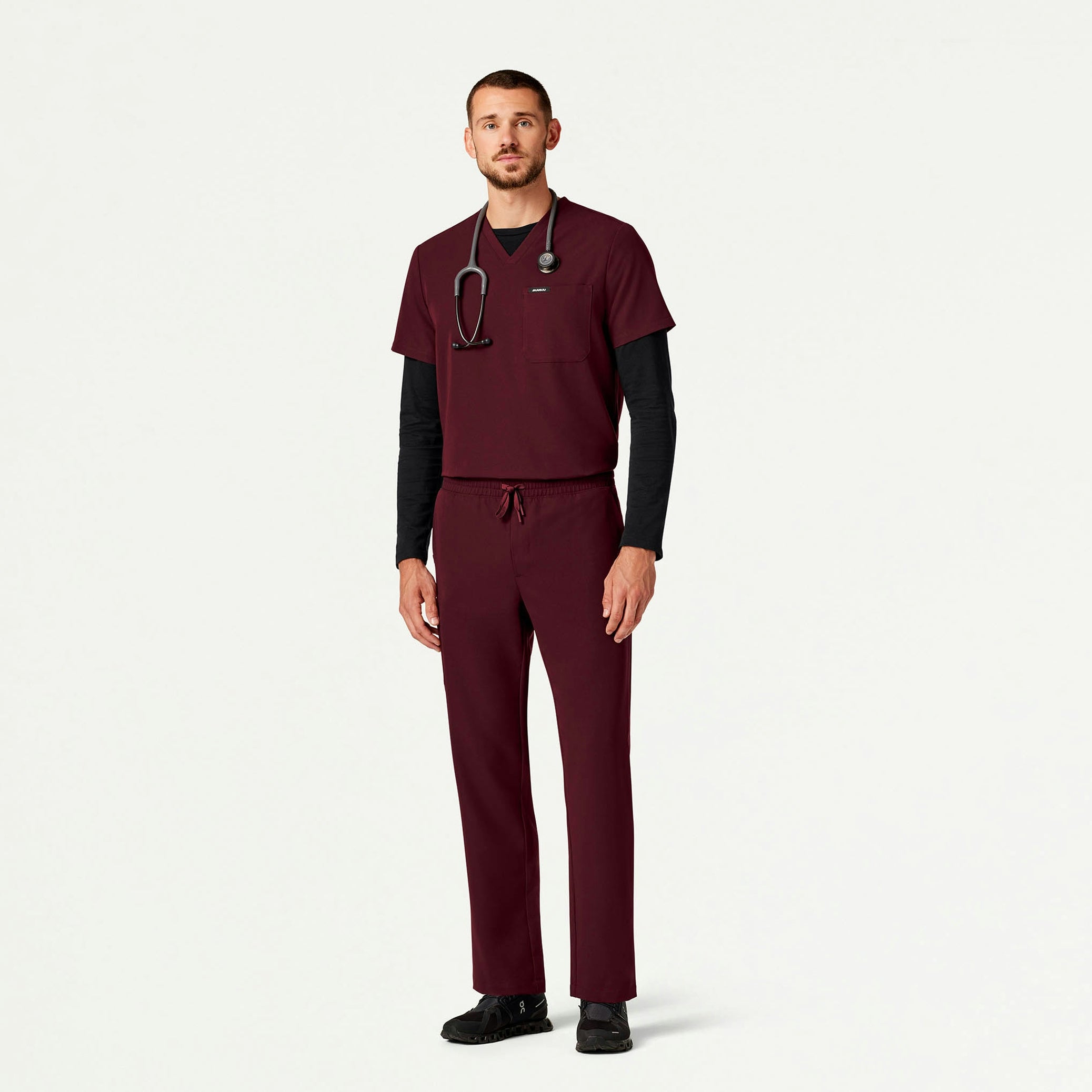 The Niels Underscrub Set - Burgundy - 1