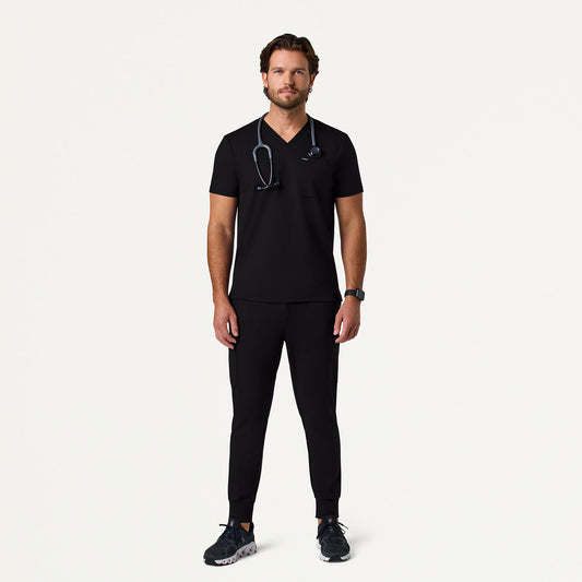The ULTRAsoft™ Cargo Scrub Set - Black 1 - Jaanuu