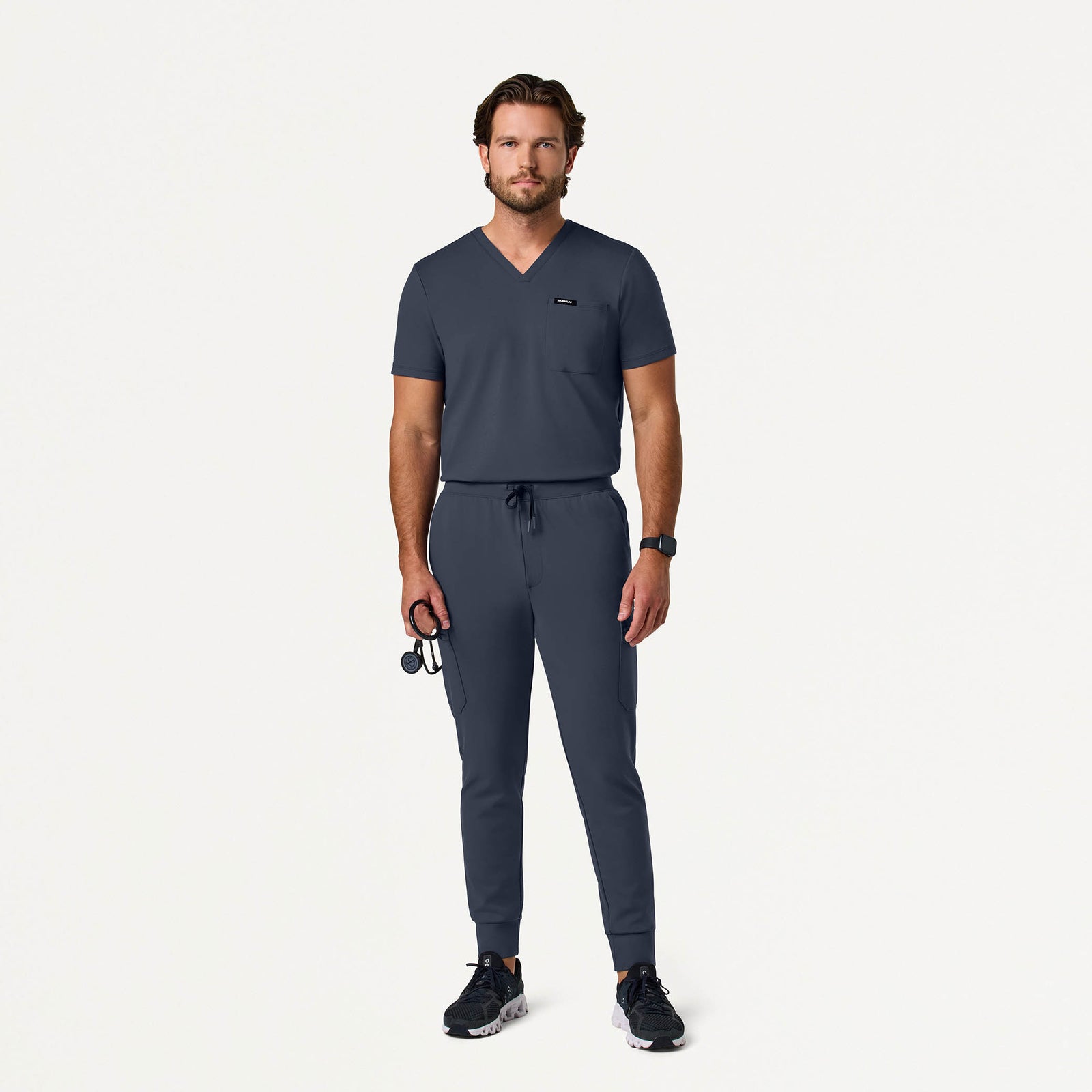 The ULTRAsoft™ Cargo Scrub Set - Carbon Gray 1 - Jaanuu