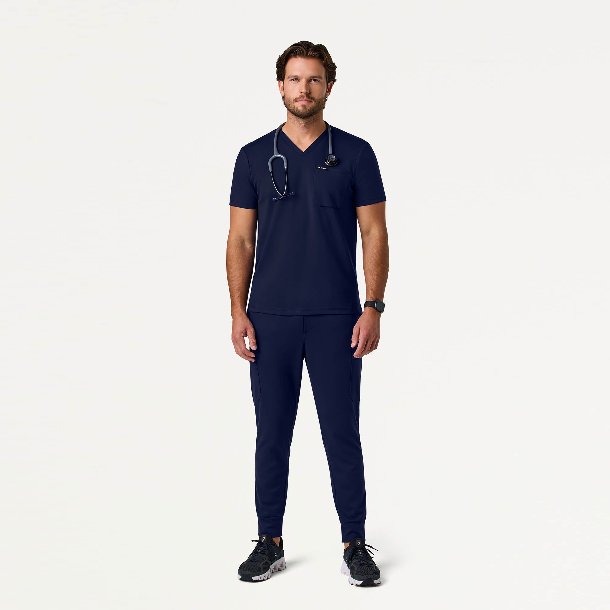 The ULTRAsoft™ Cargo Scrub Set - Midnight Navy 1 - Jaanuu